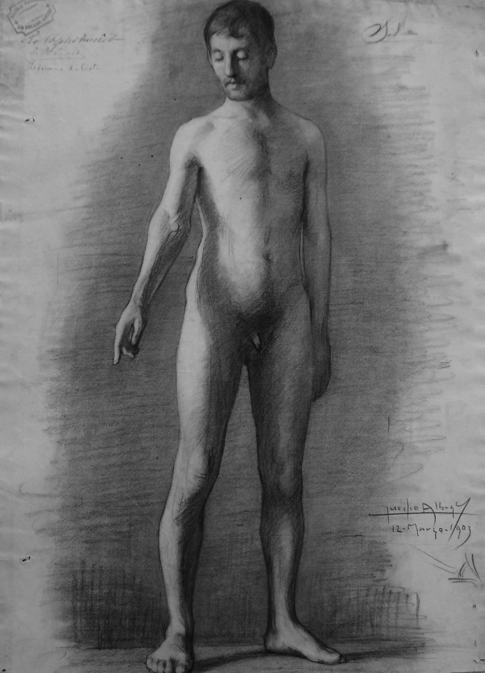 Nu masculino (academia)